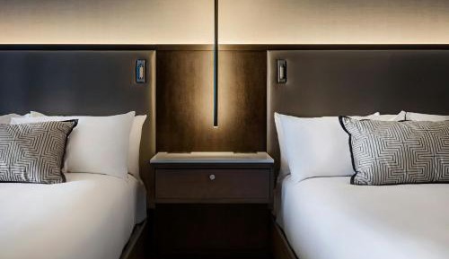 Junior Queen Suite with Two Queen Beds and Balcony