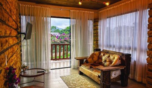 One-Bedroom Apartment with Balcony and Mountain View  