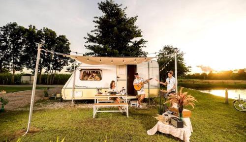 Campervan River View 