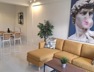 Deluxe One-Bedroom Apartment with Garden View