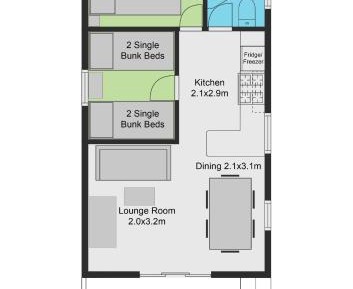 Two Bedroom Deluxe Cabin