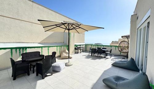 Two-Bedroom Apartment with Terrace and Sea View