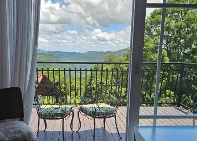 Chalet with fireplace