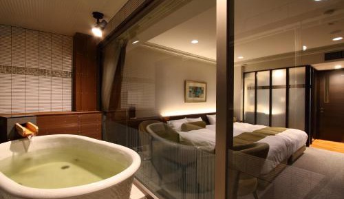 Twin Room with Semi-open-air Bath	