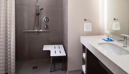Den King Room with Roll-in Shower - Disability Access