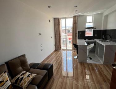 Deluxe One-Bedroom Apartment with City View