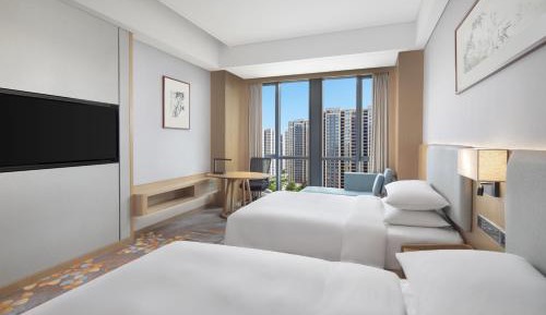 Premium Queen Room with Two Queen Beds and City View