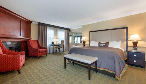 King Suite with Whirlpool and Sofa Bed - Fireplace