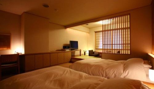 Twin Room with Tatami Area & Open Air Bath - Non-Smoking