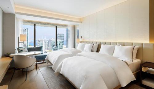 Bayside Double Room with Two Double Beds and City View