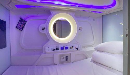 Capsule Bed in Female Dormitory Room
