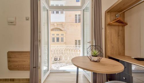 Studio with Balcony