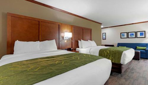 Accessible Efficiency Suite with Two Queen Beds and Sofa Bed - Non Smoking