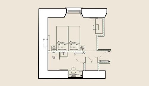 Twin Room with Private Bathroom