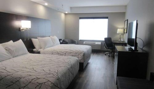 Queen Room with Two Queen Beds and Bath Tub - Disability Access