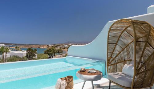 Junior Suite with Heated Private Infinity Pool & Sea View