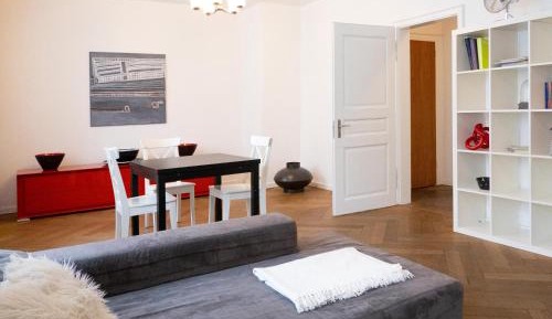 Two-Bedroom Apartment with Terrace and Garden View