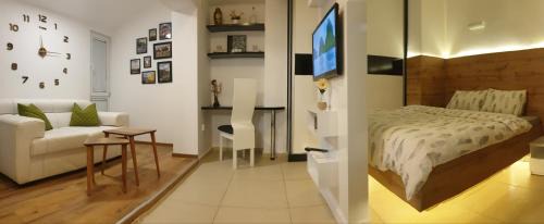 Studio with Balcony