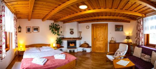 Apartment with Fireplace