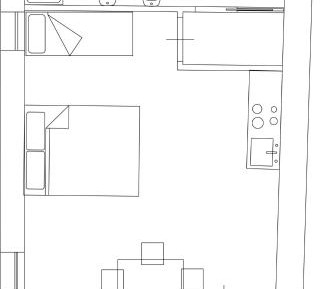 Studio with Terrace