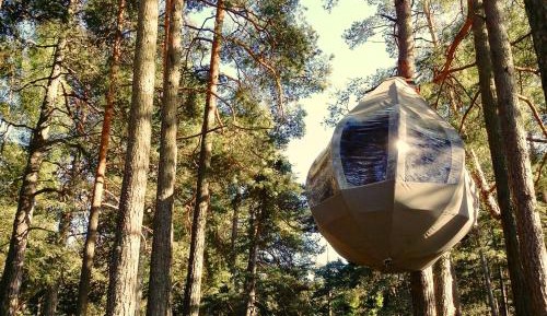 Tent with Partial River View 