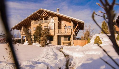 Deluxe Two-Bedroom Apartment with Mountain View