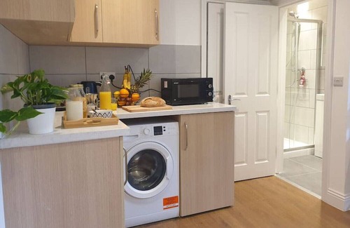 Putney Condo | Well located king bed studio 35 minutes from the heart of London. 1071 gr fl