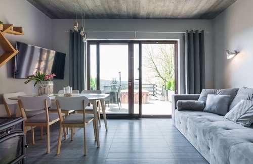 Trzemesnia House | PANORAMA CHEŁM domek w górach z widokiem na relax I sport max 8 persons