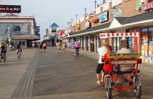 Midtown Ocean City Condo | Spacious, colorful 2 bedroom condo with free WiFi just a short stroll to the beach among the excitement of downtown only a few streets from the boardwalk!