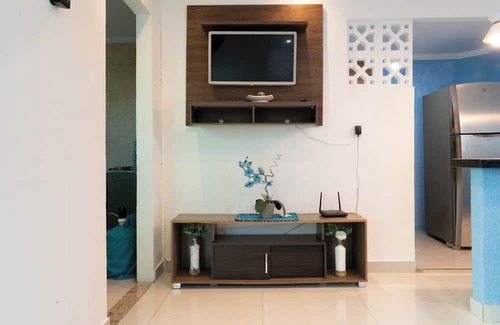 Rio das Ostras Apartment | Apto com Wi-fi a 950m da Praia da Tartaruga