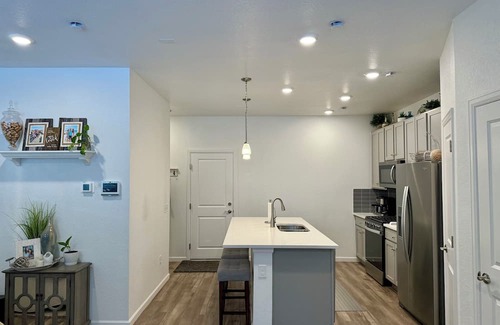 Littleton House | 2-bedroom townhome with office, two car garage, walking trails- pets welcome!