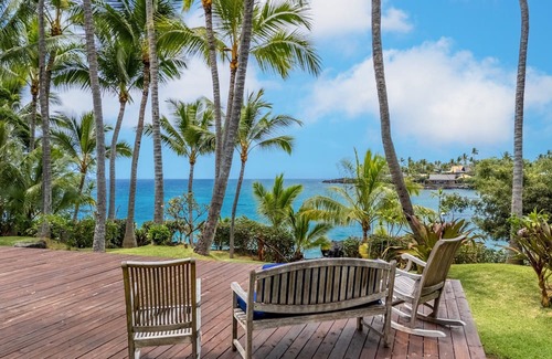 Keauhou House | KBM Resorts: Kona Bay House, Free Car, Oceanfront!