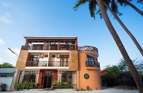 Huraa House | Seaview Suite in Huraa Guesthouse with AC, Wifi & Balcony