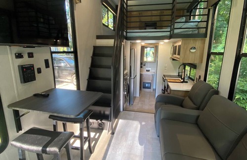 Indianapolis House | Enchanting Tiny Home on Two Wooded Acres with Water Access in Indianapolis