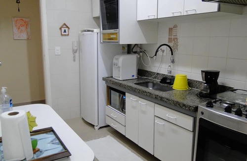 Jardim Las Palmas Apartment | Apartamento Aconchegante na Praia das Astúrias Guarujá
