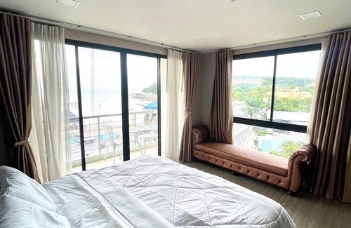 Saen Suk Condo | The High one condominium ที่พักผ่อนหย่อนใจวิวทะเล