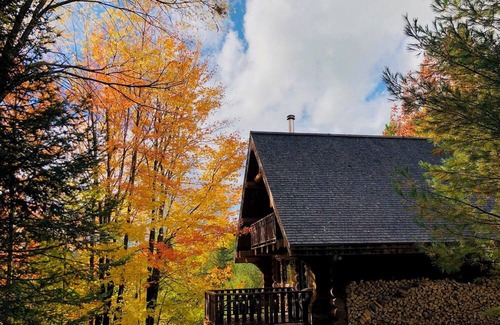 Potton Ski Chalet | Cabane du Hibou - Wood fireplace - Mont Owl's Head