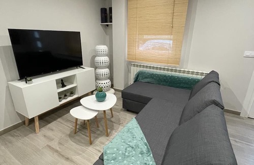 Ribadumia Apartment | Apartment 'Byp' with Private Terrace and Wi-Fi
