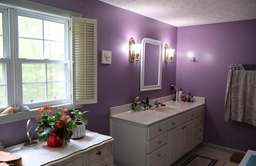 Mars Hill House | Pet friendly riverside home, great for families! 2 bed, 1.5 bath, fenced in yard