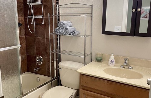 Plymouth Condo | Quiet and convenient bedroom and private bath by Orlando