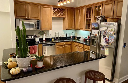 Plymouth Condo | Quiet and convenient bedroom and private bath by Orlando