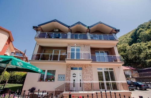 Ohrid Villa | Family Room with Balcony