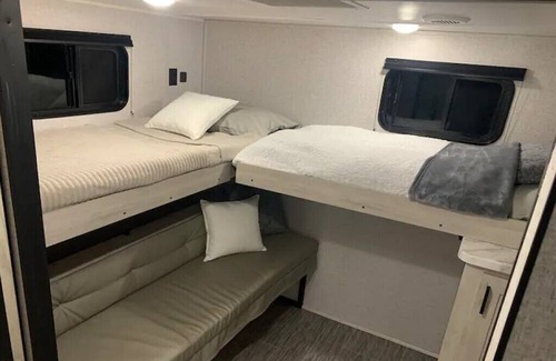 Calhoun House | Modern RV on a Regenerative Homestead with access to large creek. Pet-Friendly!