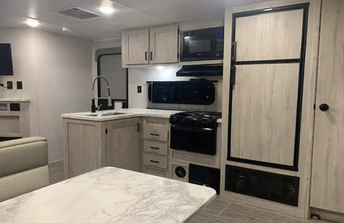 Calhoun House | Modern RV on a Regenerative Homestead with access to large creek. Pet-Friendly!