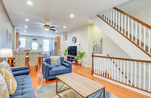 Hopkins Bayview House | Bright Townhome: Walk to Johns Hopkins Bayview!