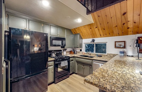 Crestline House | Enchanting lake retreat with fireplace, games, & great deck views - dog-friendly