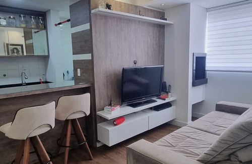 Anita Garibaldi Apartment | Charmoso apê Próximo ao Shopping e Mercado