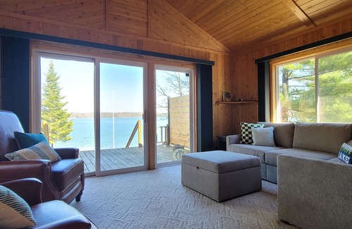 Johannesburg Cabin | Sandy Bottom Lakefront Cabin on all sports BIG BEAR LAKE, JOHANNESBURG, MICHIGAN