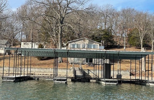 Sunrise Beach Cabin | Lakefront Cabin With One Well Dock In Popular LAKE OF THE OZARKS Cove Location!