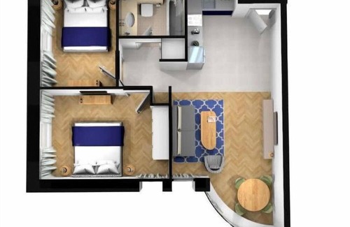 Haifa Apartment | Great 2BR Apartment Near Carmel Beach